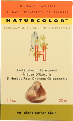 naturcolor Haircolor - Pale Saffron Blonde Hair Dye, 4 Fl Oz (9R)