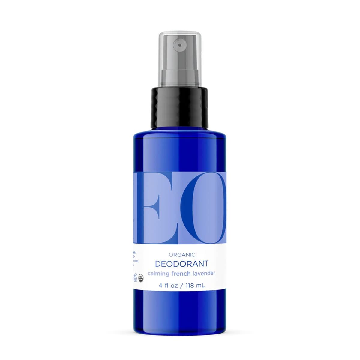 Eo Organic Deodorant Spray, Lavender, 4 Fluid Ounce (Pack of 2)