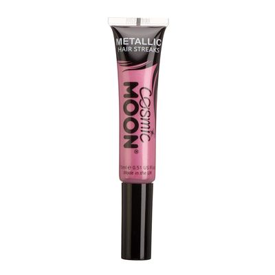 Metallic Hair Color Streaks | Cosmic Moon 0.50fl oz - Pink | Temorary Wash Out Hair Dye