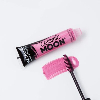 Metallic Hair Color Streaks | Cosmic Moon 0.50fl oz - Pink | Temorary Wash Out Hair Dye