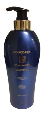 Bio Keratin Curl Defining Cream For Wavy to Curly Hair, 16.9 fl oz