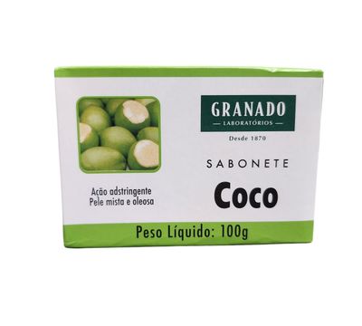 Granado Linha Tratamento Sabonete em Barra Coco 100 Gr Treatment Collection - Coconut bar Soap Net 3.1 Oz