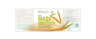 Salerm - Nourishing Hair Mask - 1000 ml - with Wheat Germ - for Dry and Damaged Hair - Deep Hair Hydration - Shine and Brightness - Hair Strengthening