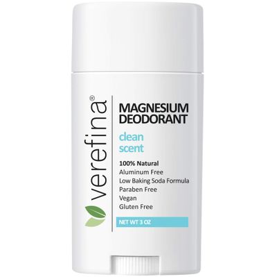 Verefina Aluminum Free Deodorant For Men &amp; Women | All Natural | Hypoallergenic | Paraben Free | Non Toxic | Cruelty Free | Vegan | Natural Deodorant For Sensitive Skin | 3 Oz Stick