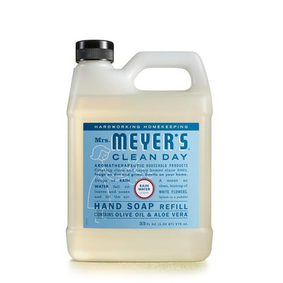 MRS. MEYER&#39;S CLEAN DAY Liquid Hand Soap Refill, Rainwater, 33 OZ