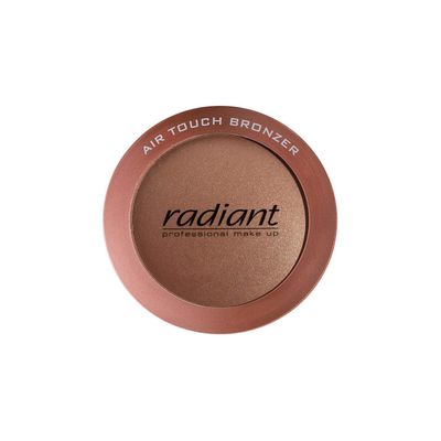 Radiant Professional Air Touch Bronzer Powder 05 - Create Natural Suntanned Look with Shimmer - Goes Over Makeup &amp; Moisturizer - No Body Glitter - 20 g / 0.7 oz