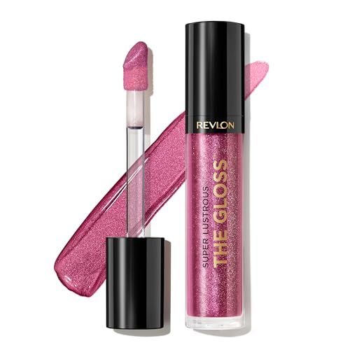 Revlon Super Lustrous Lip Gloss, Non-Sticky, High Shine Finish, 275 Dusk Darling, 0.13 Oz