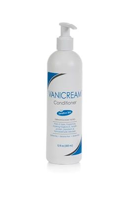 Vanicream Conditioner - pH Balanced Mild Formula Effective For All Hair Types and Sensitive Scalps - Free of Fragrance, Lanolin, and Parabens - 12 Fl Oz