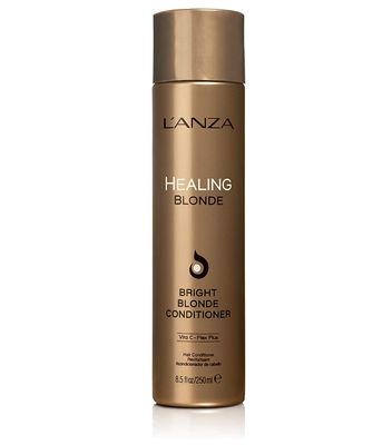 L&#39;ANZA Healing Blonde Bright Conditioner, Formulated for Natural &amp; Decolourized Blonde Hair, Boosts Shine and Brightness while Healing, with Sulfate-free, Paraben-free, Gluten-free Formula (8.5 Fl Oz)