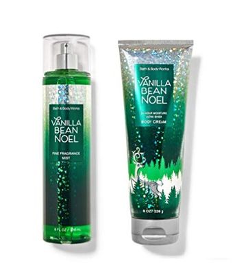 Vanilla Bean Noel - Gift Set - Fine Fragrance Mist &amp; Body Cream (packaging varies)