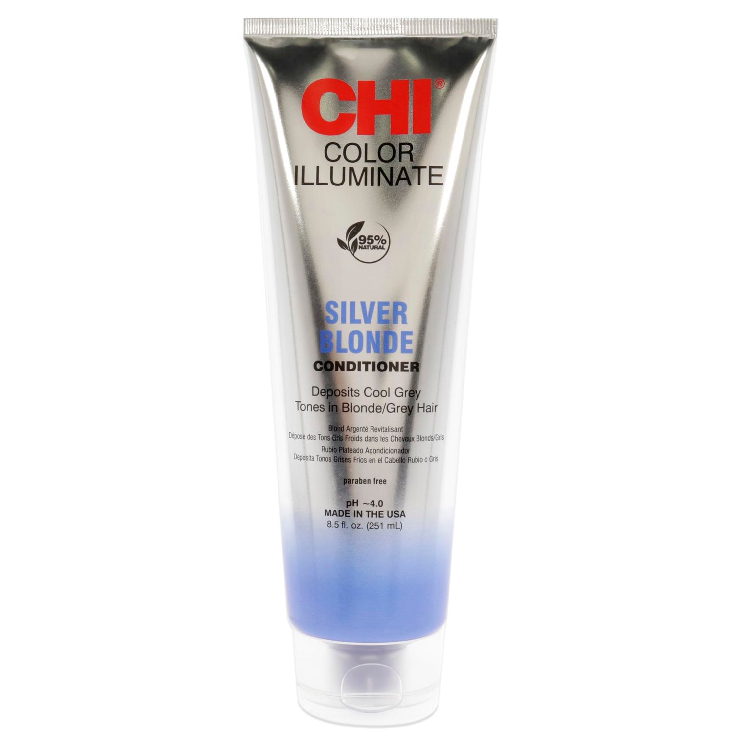 CHI Ionic Color Illuminate Conditioners - 95% Natural. Sulfate, Paraben and Gluten Free - 8.5 oz