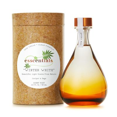 Esscentials Winter White Fragrance Mist - Beautiful and Light Spray Fragrance from Nature - Vegan and Non-Toxic Mist Featuring Notes of Juniper and Sage - 2.0 Oz / 60ml