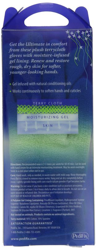 PediFix Gel Ultimates Moisturizing Gloves,