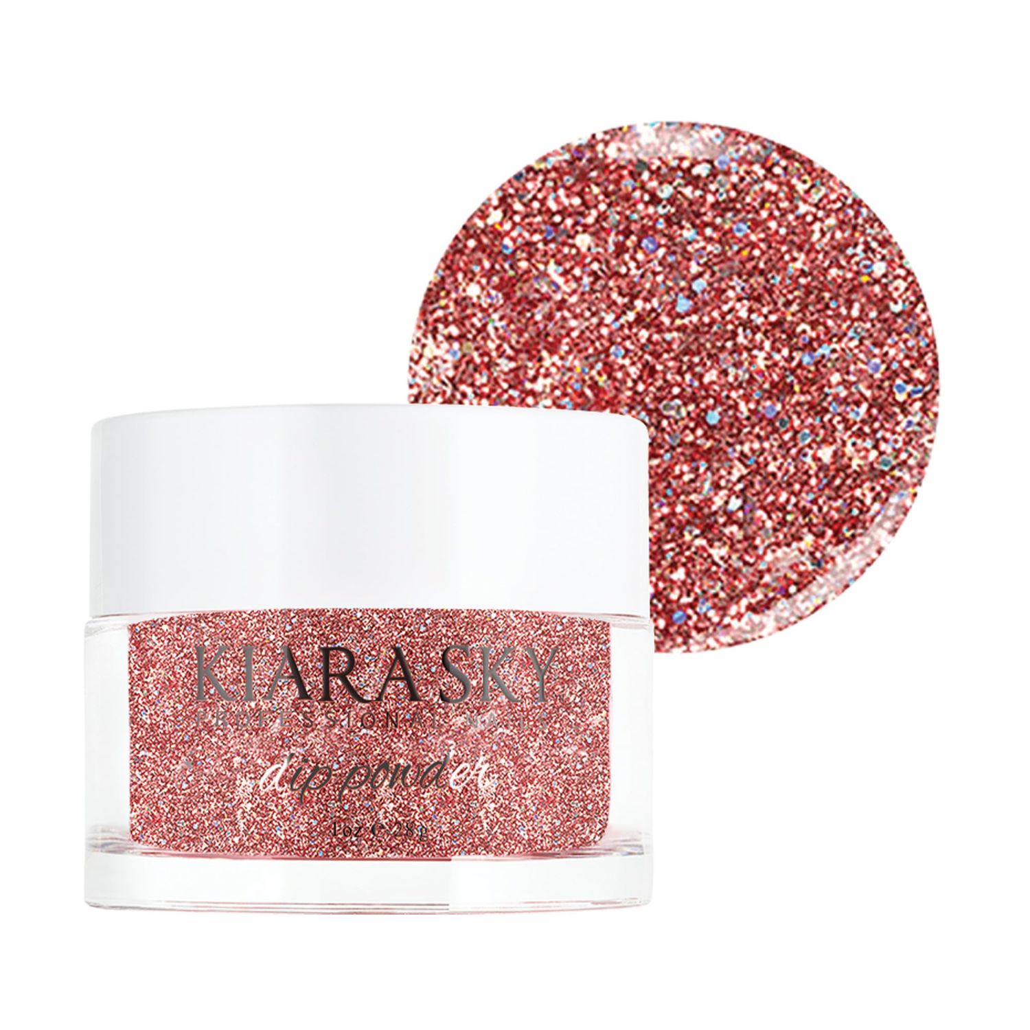 Kiara Sky Long Lasting Nail Dip Powder Pink Tones 1 oz, Tahitian Princess