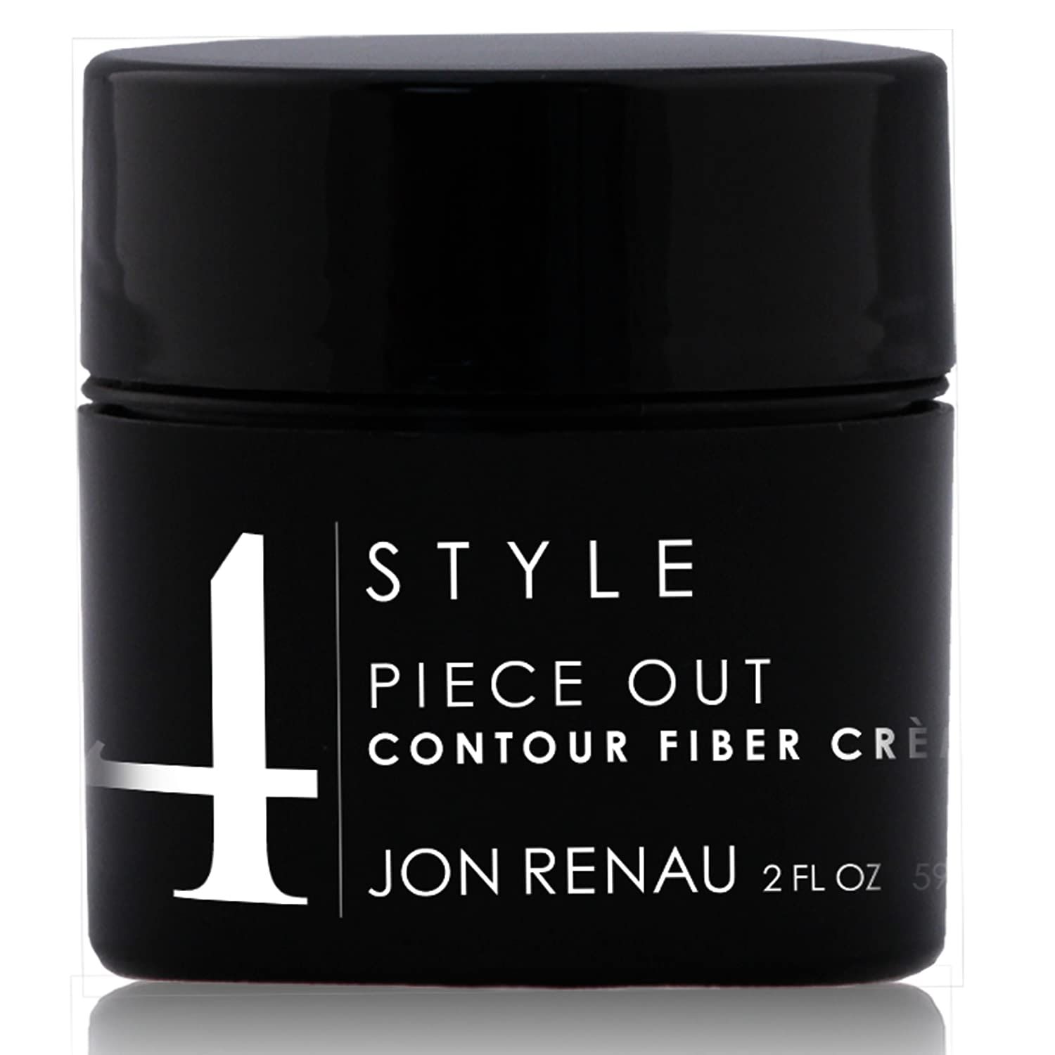 Jon Renau Piece Out Contour Fiber Crme for Synthetic, Heat Friendly and Human Hair, Wig Styling Cream - 2 Fl Oz