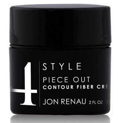 Jon Renau Piece Out Contour Fiber Crme for Synthetic, Heat Friendly and Human Hair, Wig Styling Cream - 2 Fl Oz