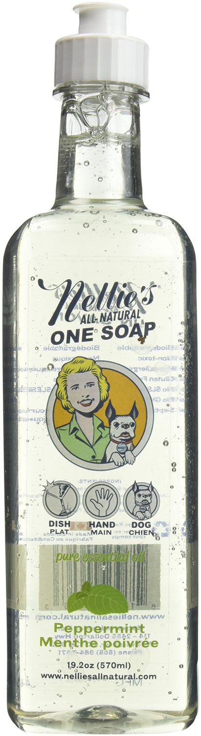 Nellie&#39;s All-Natural One Soap - 19.2 oz - Peppermint