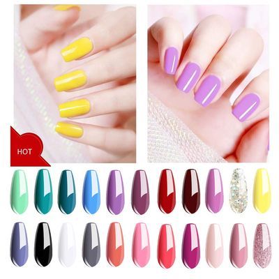 Vishine 24 PCS Soak Off UV Led Gel Nail Polish Plain Range - 22 Color Gel Polish &amp; No Wipe Base and Top Coat Starter Gel Nail 02