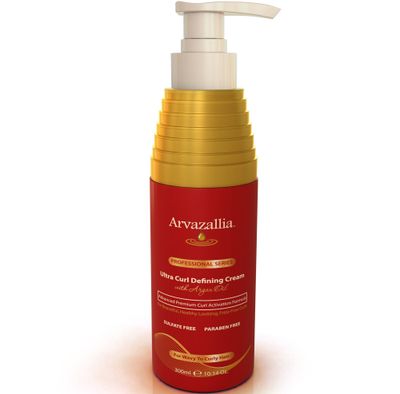 Arvazallia Ultra Curl Defining Cream with Argan Oil for Wavy and Curly Hair