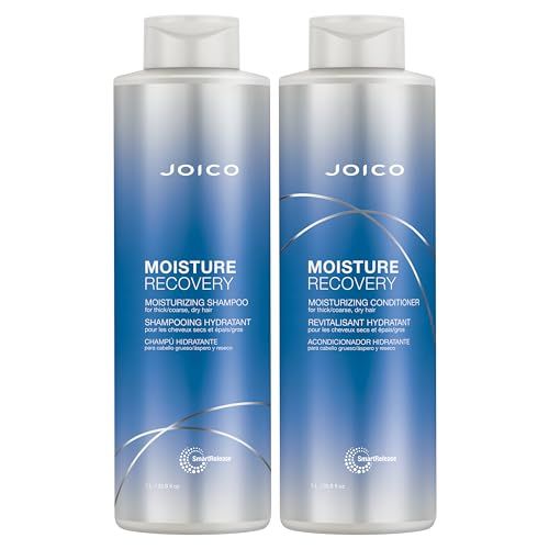 Joico Moisture Recovery Moisturizing Shampoo &amp; Conditioner Set | Replenish Loss Moisture | For Thick &amp; Coarse &amp; Dry Hair