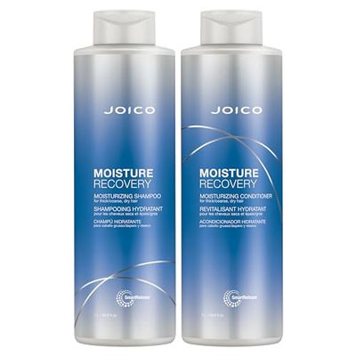Joico Moisture Recovery Moisturizing Shampoo &amp; Conditioner Set | Replenish Loss Moisture | For Thick &amp; Coarse &amp; Dry Hair