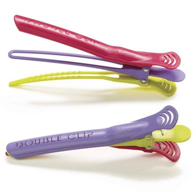 Olivia Garden 2-in-1 sectioning Double Hair Clip - 2 PC Clips (Grande) DC-1