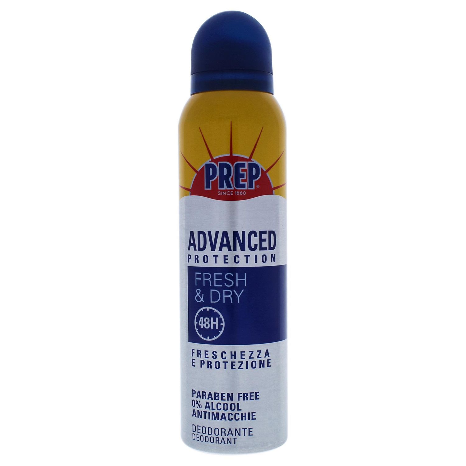 Prep Advanced Protection Fresh &amp; Dry Deodorant By Prep for Unisex - 5 Oz Deodorant Spray, 5 Oz