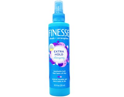 Finesse Finish + Strengthen, Extra Hold Hairspray 8.50 oz (Pack of 2)