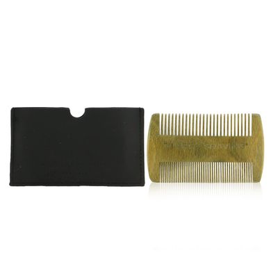 The Art of Shaving Beard Comb - Natural Sandalwood Comb, Dual Fine &amp; Coarse Comb Widths, Suitable for All Hair Types, 1 Count (Pack of 1)