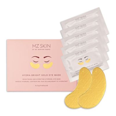 MZ SKIN HYDRA-BRIGHT GOLDEN EYE TREATMENT | Eye Mask (Pack of 5) | Anti-Ageing And Hydrating | With Hyaluronic Acid | Collagen