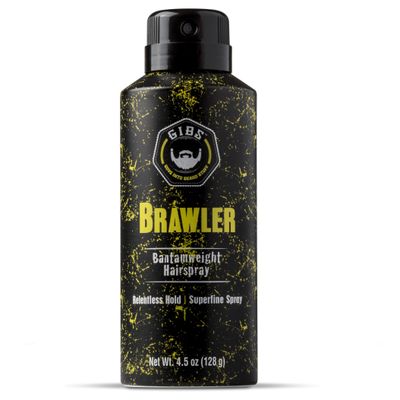 GIBS Grooming Brawler Bantamweight Hairspray, 4.5oz