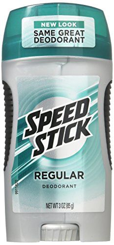 Speed Stick Deodorant, Regular, 3 Ounce, Pack of 6