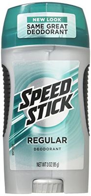 Speed Stick Deodorant, Regular, 3 Ounce, Pack of 6