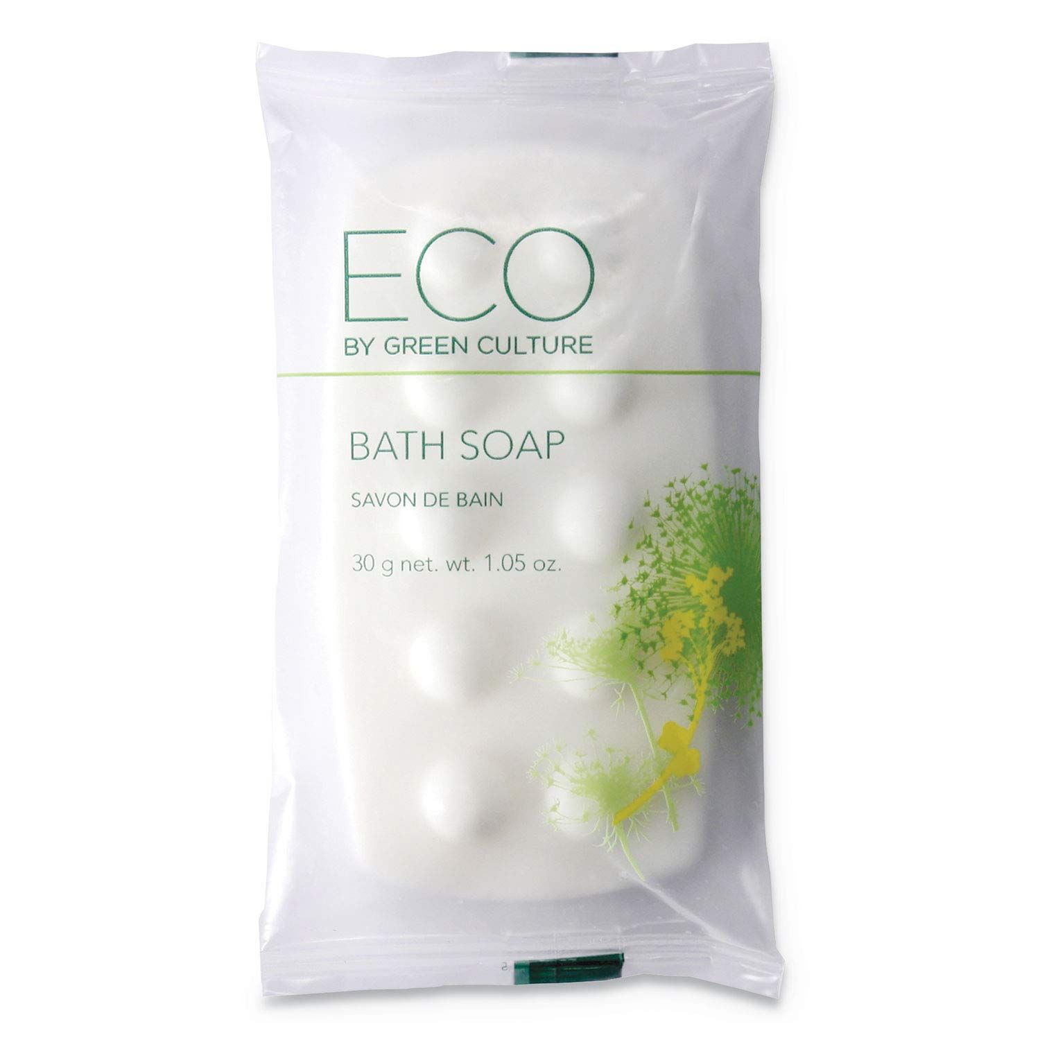 Eco By Green Culture SPEGCBH Bath Massage Bar, Clean Scent, 1.06 oz, 300/Carton (OGFSPEGCBH)