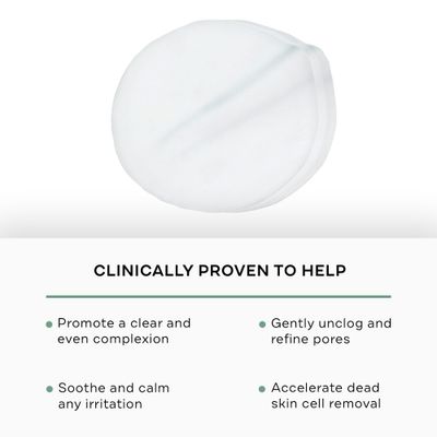 Replenix Gly-Sal 5-2 Clarifying Pads, Medical-Grade Exfoliating Cleansing Wipes for Acne-Prone Skin, Oil-Free Facial Treatment with Witch Hazel, 5% Glycolic & 2% Salicylic Acids (60 ct.)