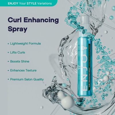 Enjoy Curl Enhancing Spray, 3.4 Ounce - Curl Spray for Curly Hair, Boosts Volume &amp; Adds Shine, Defines Waves &amp; Curls, PH Balanced &amp; Sulfate-Free