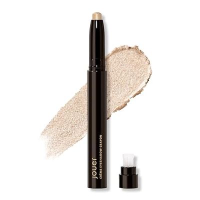 Jouer Crme Eyeshadow Crayon | Men &amp; Women | Built-In Sharpener | Dermatologist Tested | Waterproof, Fast Drying &amp; Crease Resistant Formula