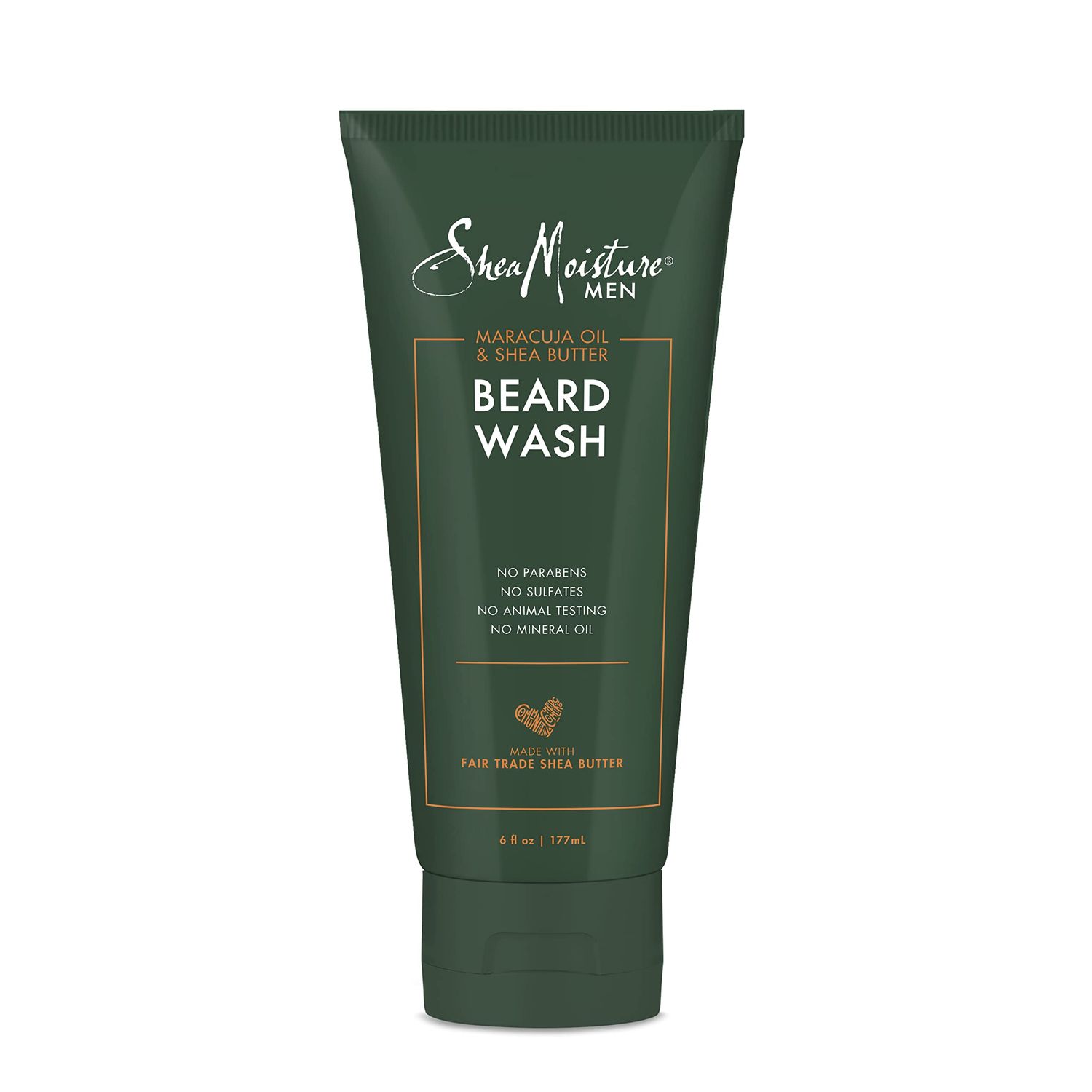 SheaMoisture Beard Wash for a Full Beard Maracuja Oil &amp; Shea Butter to Deep Clean and Refresh Beards 6 oz