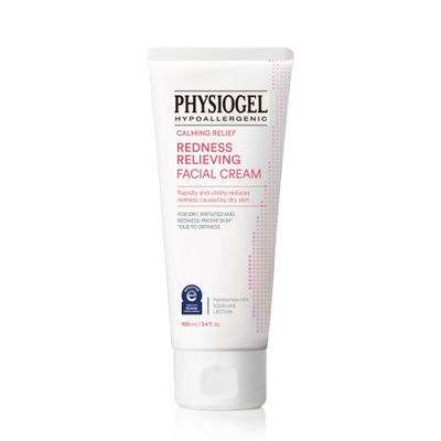 Physiogel Calming Relief Facial Cream, Reduces Redness in 30 mins, Moisturizer for Men &amp; Women, For Dry, Red, Itchy, Sensitive Skin, Strengthens Skin Barrier, Free of Fragrance,Dermatologically Tested
