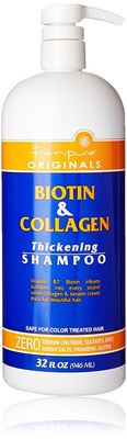 Renpure Originals Biotin &amp; Collagen Thickening Shampoo And Conditioner Set 32 Oz (Zero Sodium Chloride, Sulfate, Dyes Harsh Salts, Parabens, Gluten)