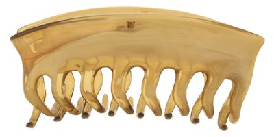 Caravan Classic Wave Lock Hairclaw in 2 Tone Cream Plus
