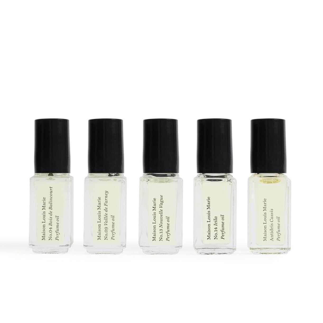 Maison Louis Marie - Natural Roll-On Perfume Oil 5-Piece Discovery Set | Luxury Clean Beauty + Non-Toxic Fragrance