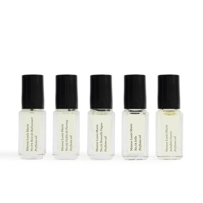 Maison Louis Marie - Natural Roll-On Perfume Oil 5-Piece Discovery Set | Luxury Clean Beauty + Non-Toxic Fragrance