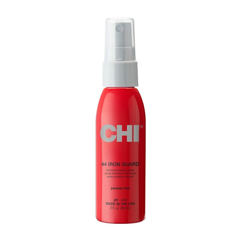CHI 44 Iron Guard Thermal Protection Spray, Nourishing Formula Helps Resist Heat Damage to Hair &amp; Tame Frizz, 2 Oz