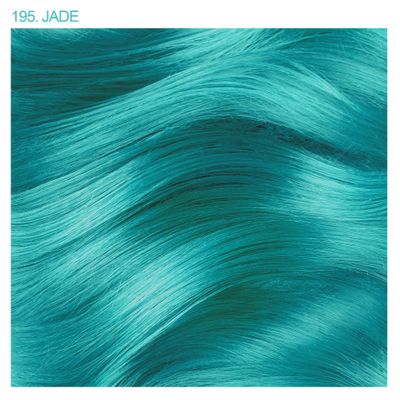 Adore Semi Permanent Hair Color - Vegan and Cruelty-Free Green Hair Dye - 4 Fl Oz - 195 Jade (Pack of 2)