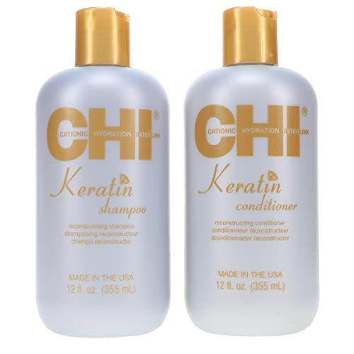 Keratin Reconstructing Shampoo &amp; Conditioner Duo 12oz