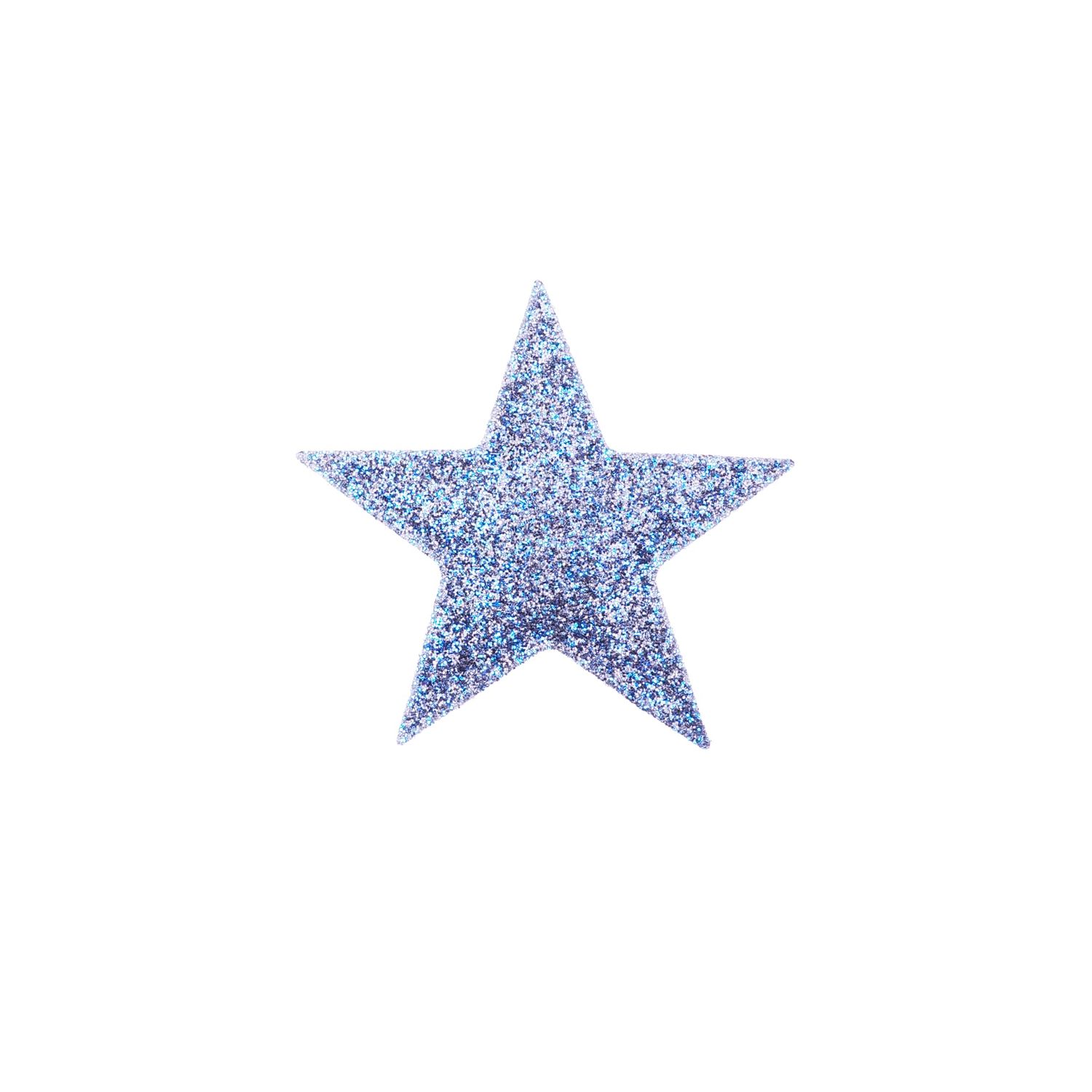 Kamipita[JAPAN BRAND] Glitter Solid Heart,Star Hair accessories, barrettes, scrunchies, hair ties, hairpins,Hairclip,glitter,bling star1.9x1.7 inches (Star Blue)