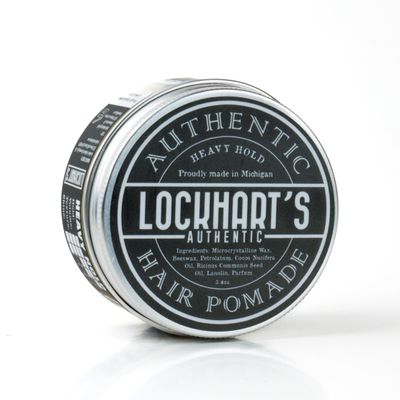 Lockharts Heavy Hold - Handcrafted Pomades for Men - World's Strongest Oil Based Pomade - Humidity & Sweat Proof - Low Shine, Heaviest Hold - Coco Vanilla Scent, (3.4oz.)