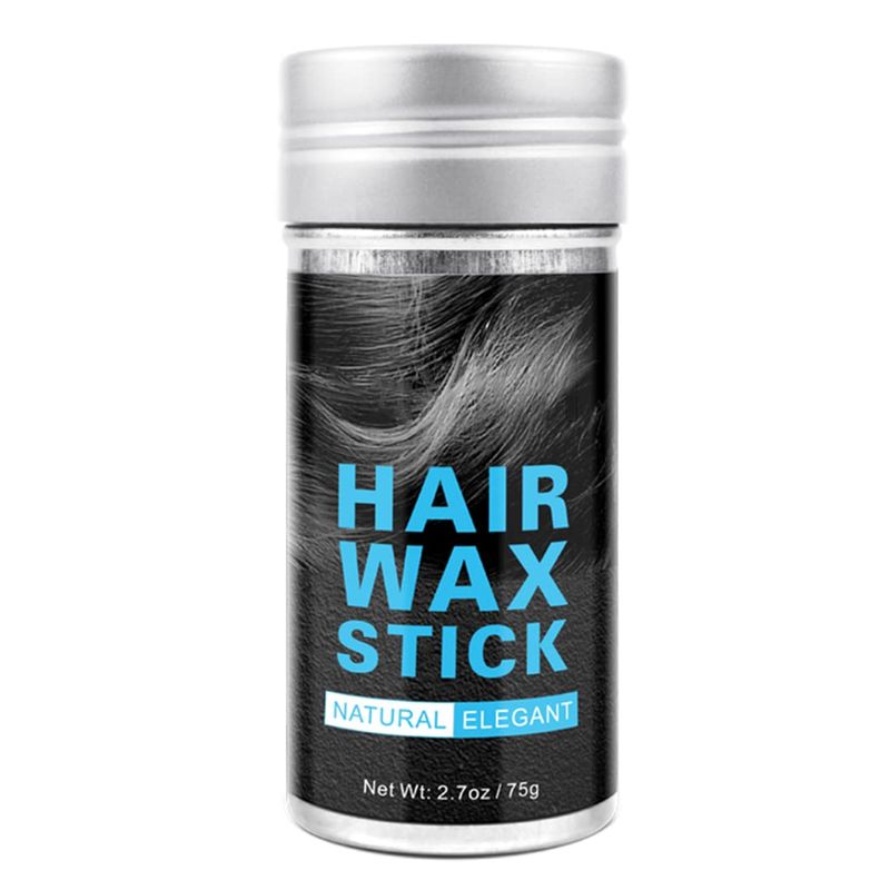 gowwim Hair Wax Stick,Wax Stick for Hair Wigs,Edge Control for Black Hair,Styled Sexy Hair Gel Finishing Stick Soft Hold Texture Creates, for Unisex 2.7Oz 75g.
