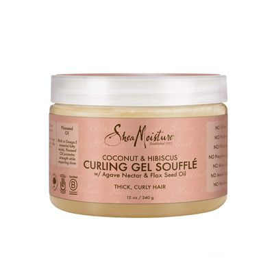 Shea Moisture Coconut &amp; Hibiscus Curling Gel Souffle, 12 Ounce
